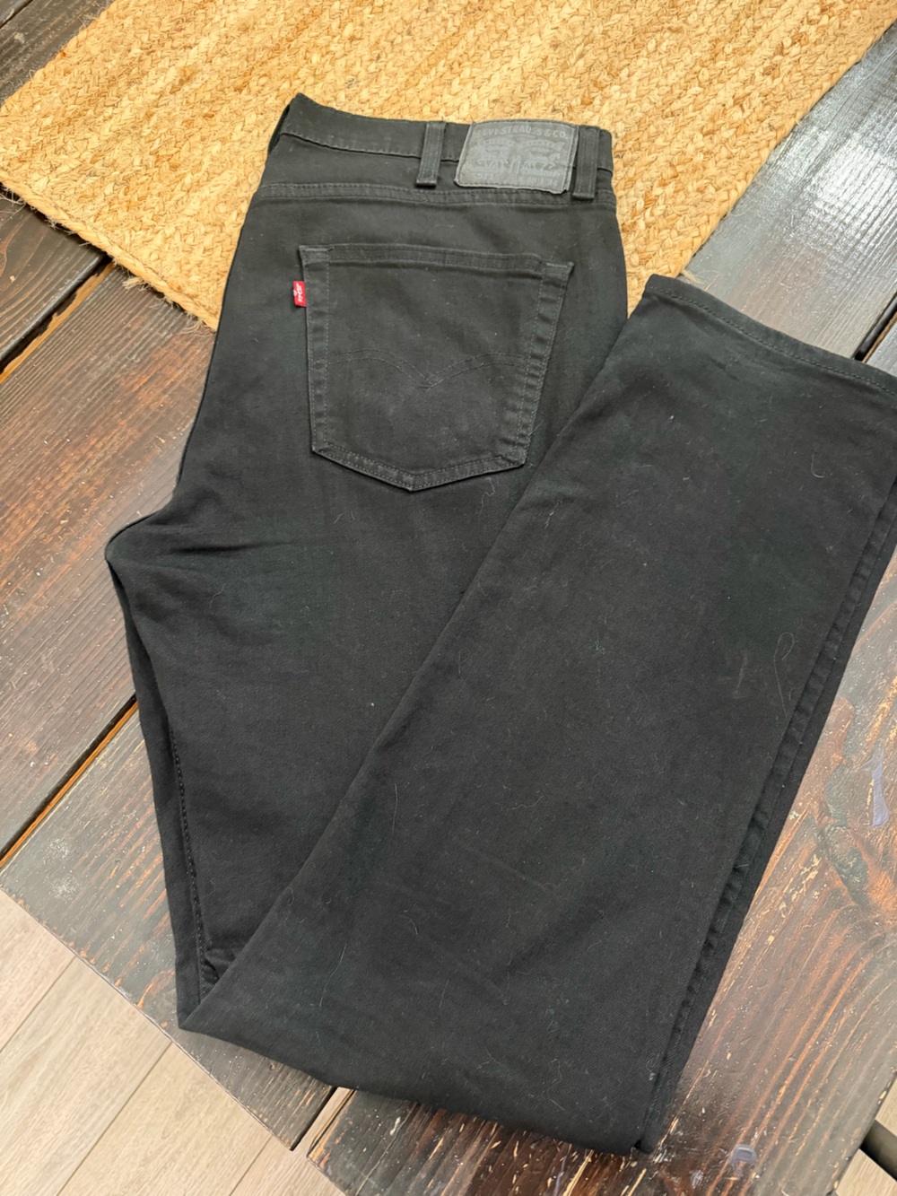Levi's Black Slim Straight Men's Jeans